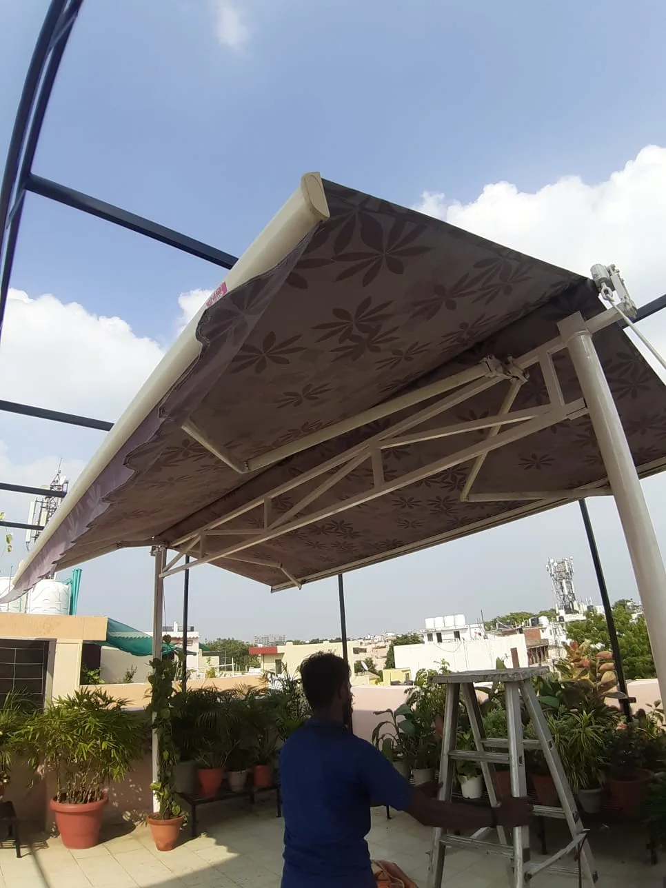 Drop Arm Awning